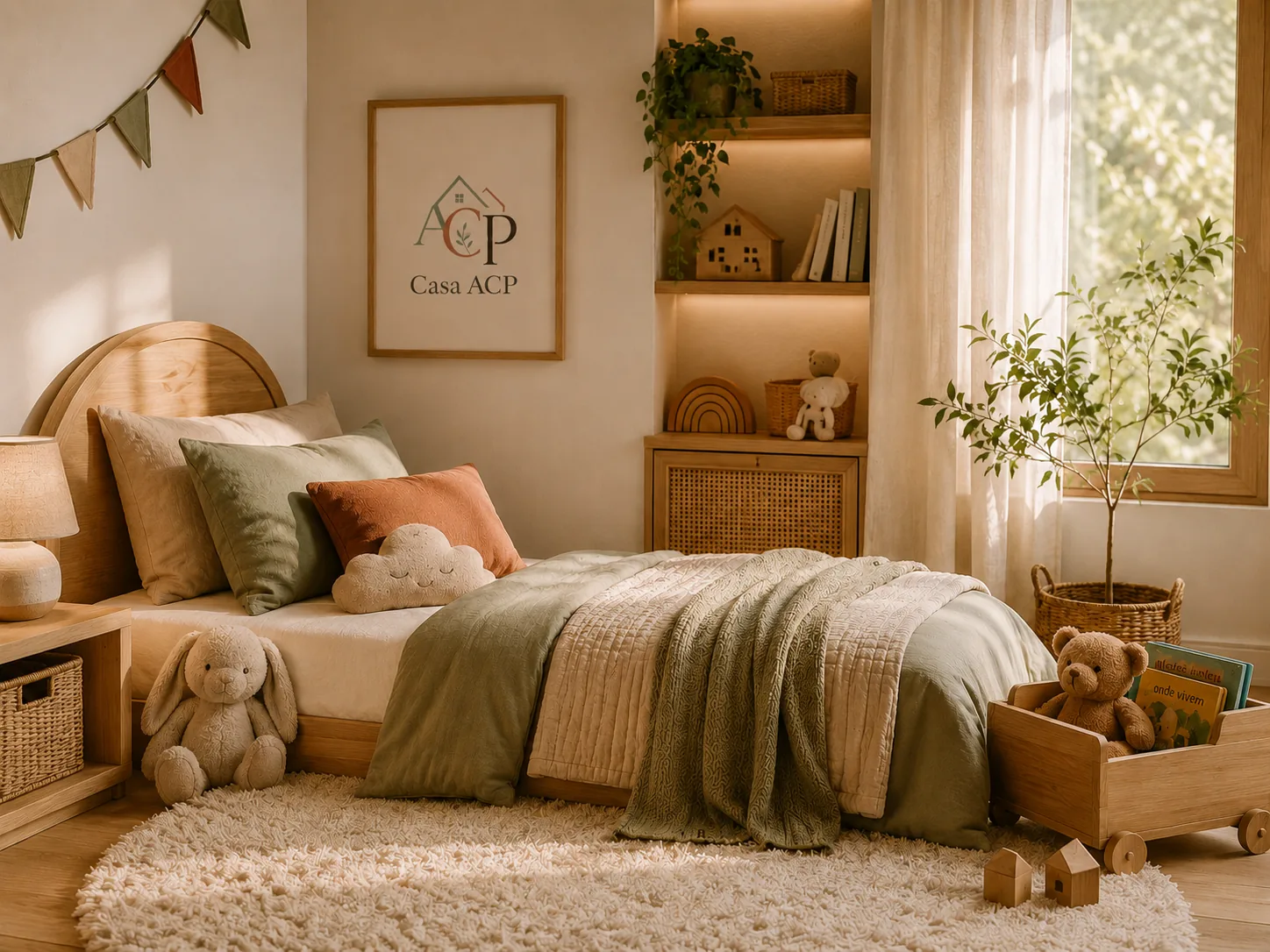 Quarto de Brincar e Crescer da Casa ACP
