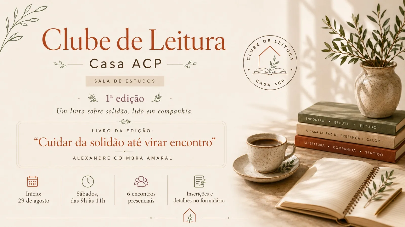 A Casa abre a Sala de Estudos