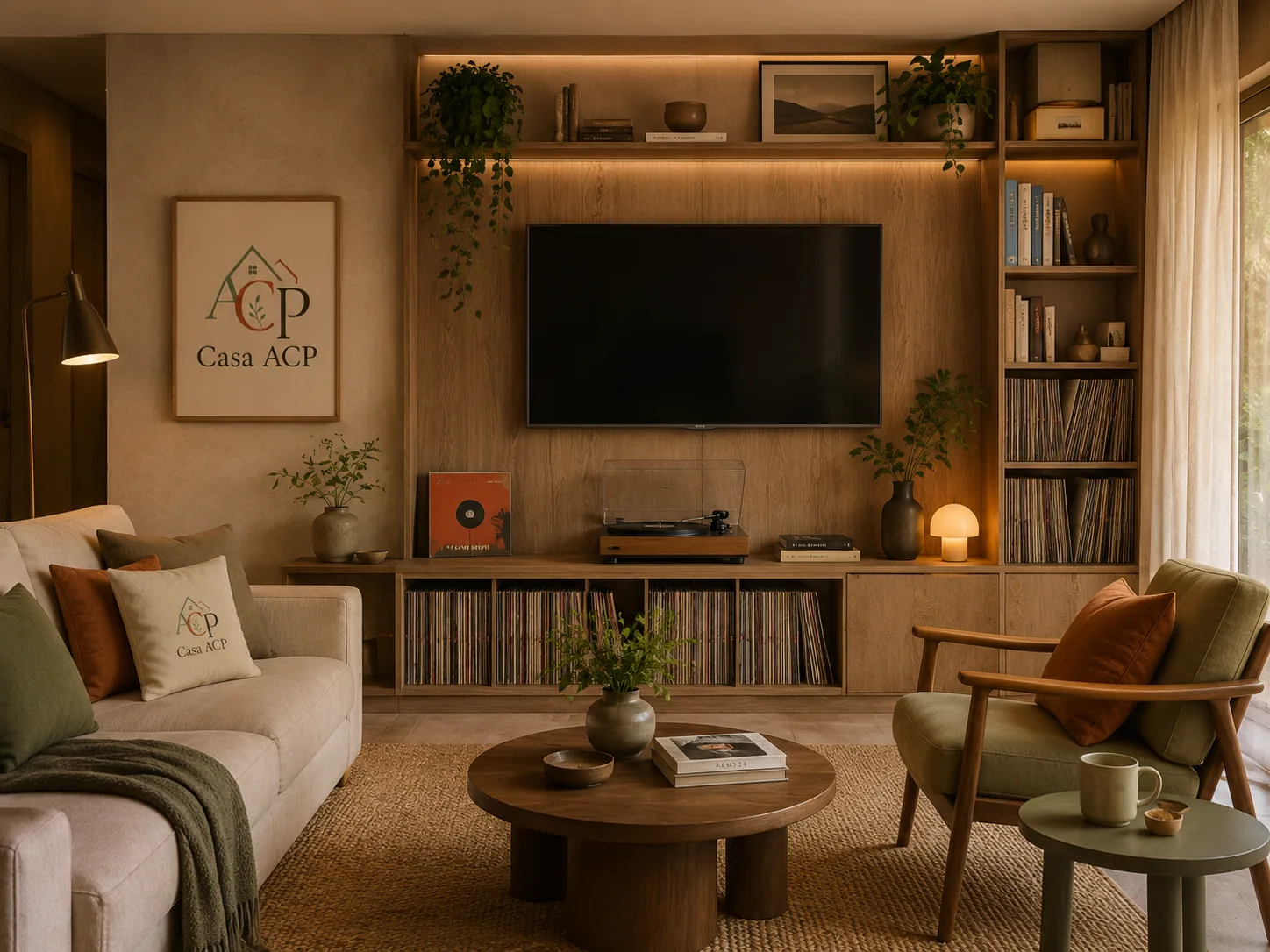 Sala de TV da Casa ACP